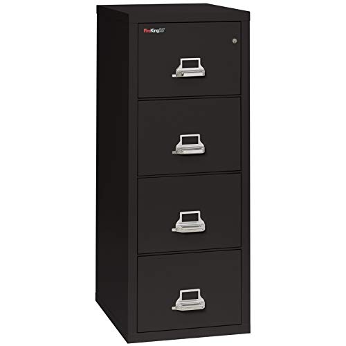 Fireking Fireproof Vertical File Cabinet, Letter, 4 Drawers, 31.5" D Parchment #TOP1