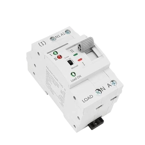 Commutateur de transfert automatique 4P 25A pour rail DIN dual power