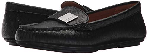 Image of Calvin Klein Womens Lisa Black Birtch Saffiano Smooth 8.5 M