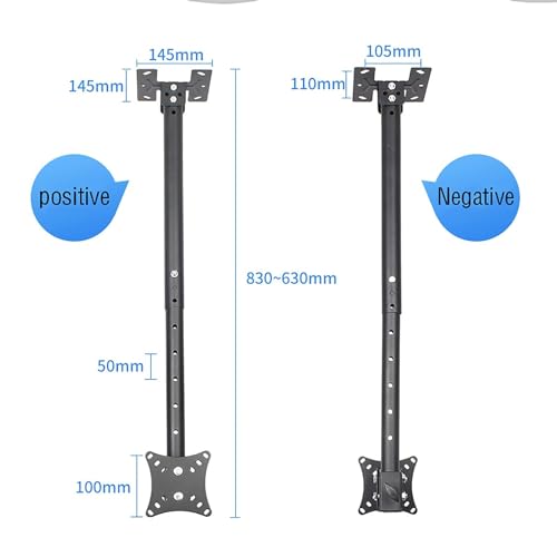 Support de plafond pour téléviseur inclinable et support de montage écran - 3