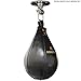 Meister SpeedKills Leather Speed Bag with Lightweight Latex Pocket - Black, Medium 9.5