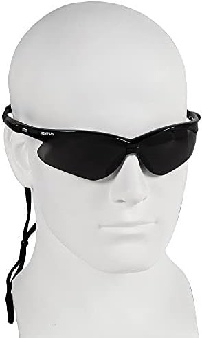 Jackson Safety V30 22475 Nemesis Safety Glasses 3020121 (3 Pair) (Black Frame with Smoke Anti-Fog Lens)
