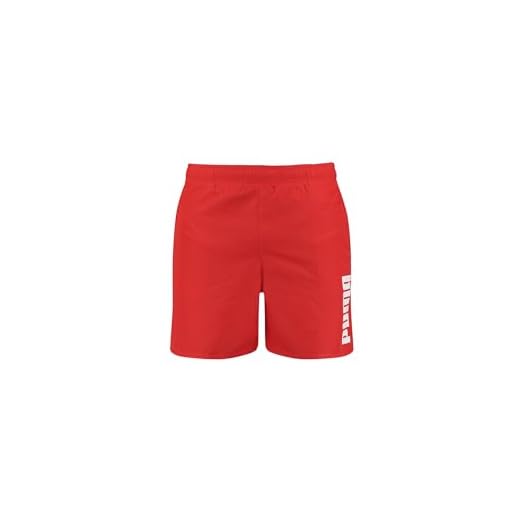 PUMA Herren Badehose Badeshorts Summer Deluxe Swim Shorts - New red - Gr. XL