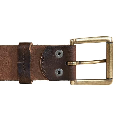 Image of Lucky Brand Men's Jeans Leather Belt| Classic| Casual| Dress| Everyday| American Heritage| Genuine Leather| Metal Buckle