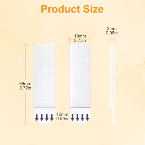 Image of Ainiv Picture Hanging Strips Heavy Duty, 32-Pairs(64 Strips) Medium | Adhesive Hook &Loop Mounting Tapes Damage Free No Nails Picture Hangers for Frame Hanging Poster Strips Christmas Decorations