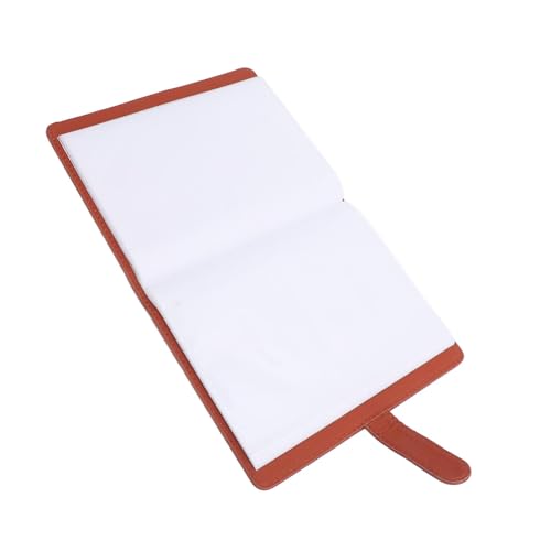 XUMIUZIY Wallet PU Leder Fotoalbum, Fotoalbum Secure Tear Resistant Multi Purpose für Breite 400 300 210 Kamera (BROWN)