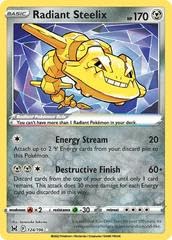 Pokemon - Radiant Steelix 124/196 - Lost Origin - Shiny Single Card