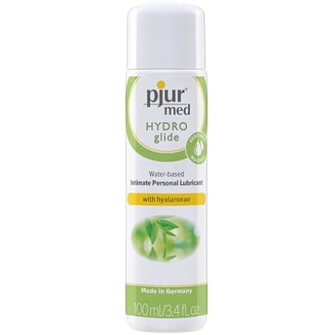 pjur med Hydro Glide Water Based Lubricant Premium Intimate Sex Lube for Men, Women & Couples Long Lasting, 100ml / 3.4 fl.oz Cover