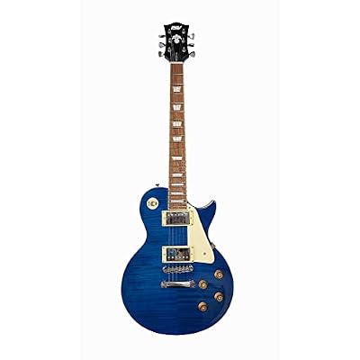 IYV 6 String Solid-Body Electric Guitar, Right, Ocean Blue (ILS-300 O (ILS-300 O. Blue)