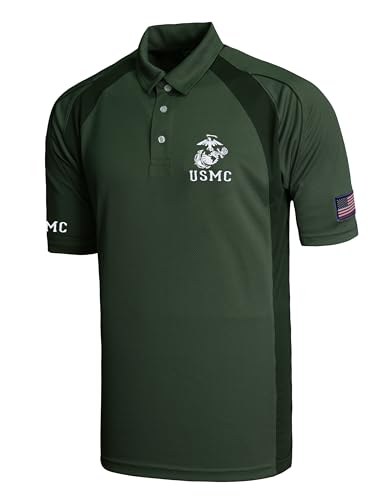 Malham USA Officially Licensed USMC Polo Shirt - Premium Quality, Authentic United States Marine Corps Logo2