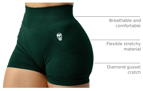 Image of Gymreapers Infinity Seamless Workout Shorts High Waist Biker Shorts for Women Athletic Gym Running Pilates Yoga Sport Short