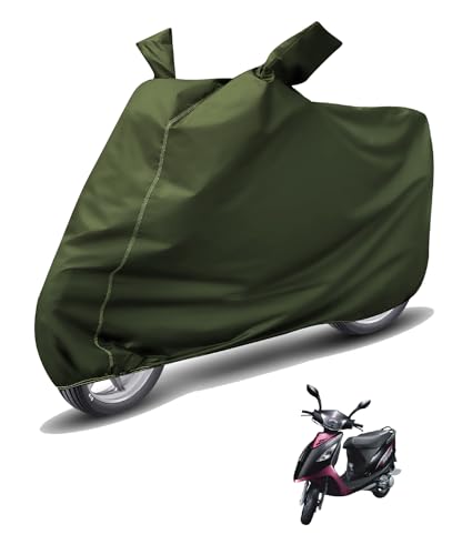 Image of Auto Hub Waterproof Scooty Cover Compatible with TVS Streek Dustproof, UV Protection Two Wheeler Scooty Streek Cover - Green