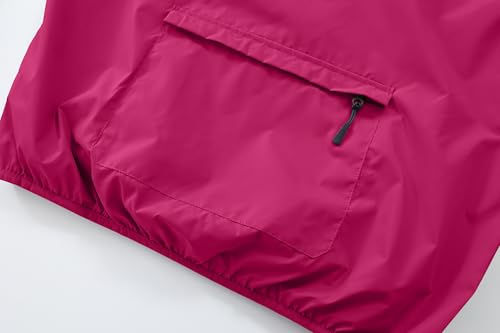 Image of Women's Lightweight Waterproof Jacket Packable Windbreaker Running Coat