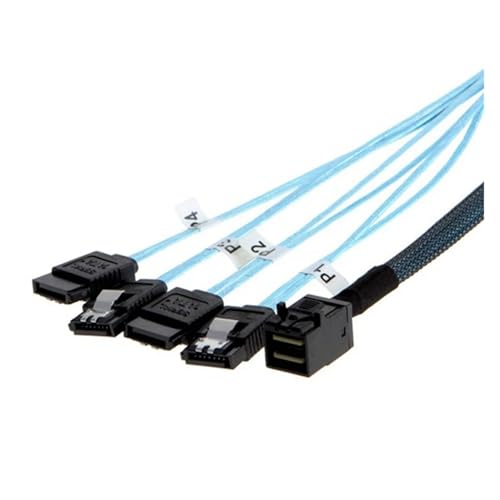 Cable Interno HD S-AS (SFF-8643) a 4x SATA Host miniatura 3