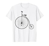 bicicleta antigua oxidada Ligero, Encaje clasico, Manga de doble puntada y bastilla baja
