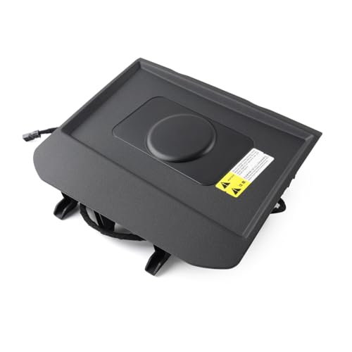 Liru Phone Holder Charger Mat Pad Panel LHD ABS Black Car for Peugeot 3008 4008 5008 2016-2021