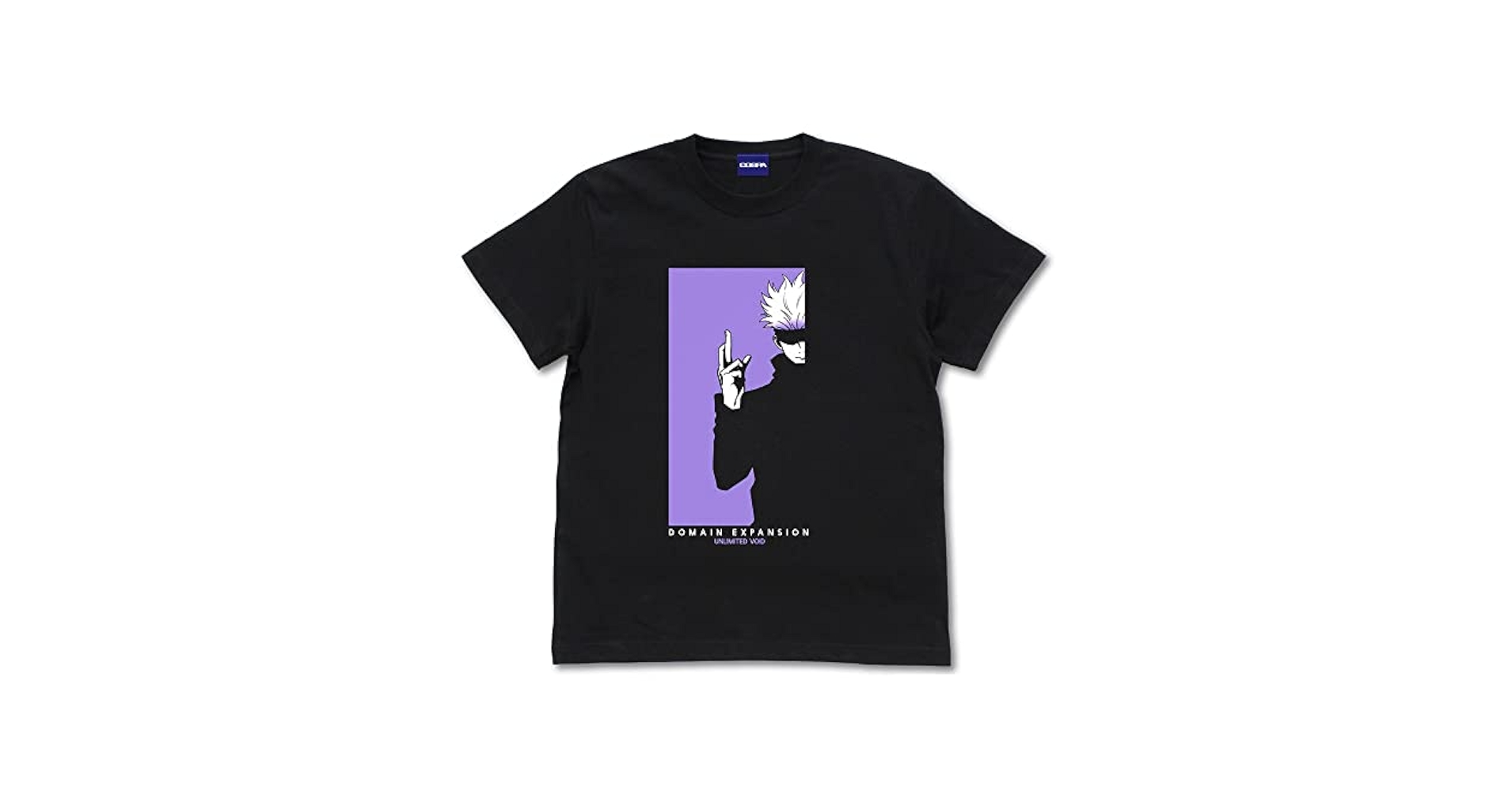 Amazon.co.jp: コスパ 呪術廻戦 五条 悟 Tシャツ BLACK Lサイズ