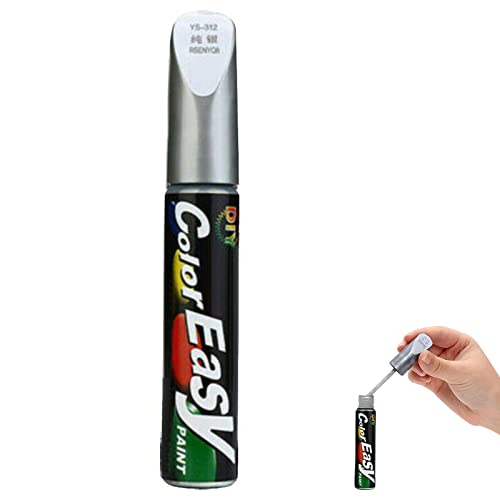 Auto-Lackstift,Auto Reparatur Lack Auto Pinsel,Lack Reparatur,Auto Kratzer Reparatur Stift,Lack Reparaturstift,Kratzer Reparaturstift,Kratzerentferner Autolack Stift,Lackreparatur für Auto,Silber,1 ST