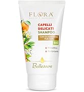 FLORA Bellessere Shampooing Cheveux Délicats 150 ml Bio-BDIH Protection Renforcante Nutritive Apaisée...