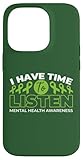 ho tempo di ascoltare wear green consapevolezza della salute mentale custodia per iphone 14 pro