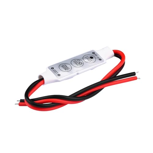 Variateur LED 12V mini boîtier de commande précis à 3 touches