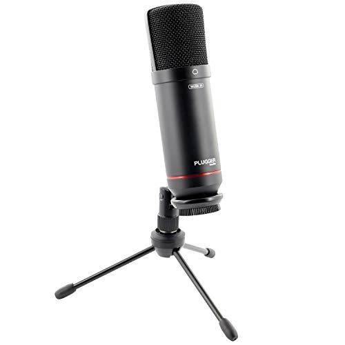 Microphone condensateur USB cardioïde pour enregistrement voix net sans bruit