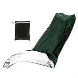 Cubierta para cortacésped, protege contra el agua, el polvo, la suciedad y el viento, 76 x 44 x 21 pulgadas, cubierta impermeable 210D para cortacésped...