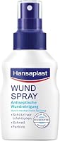 Hansaplast Wundspray (50 ml), zur antiseptischen Wundreinigung durch mechanische Spülung, Spray schützt vor Wundinfektionen, farblos und besonders hautfreundlich (Packung mit 2)