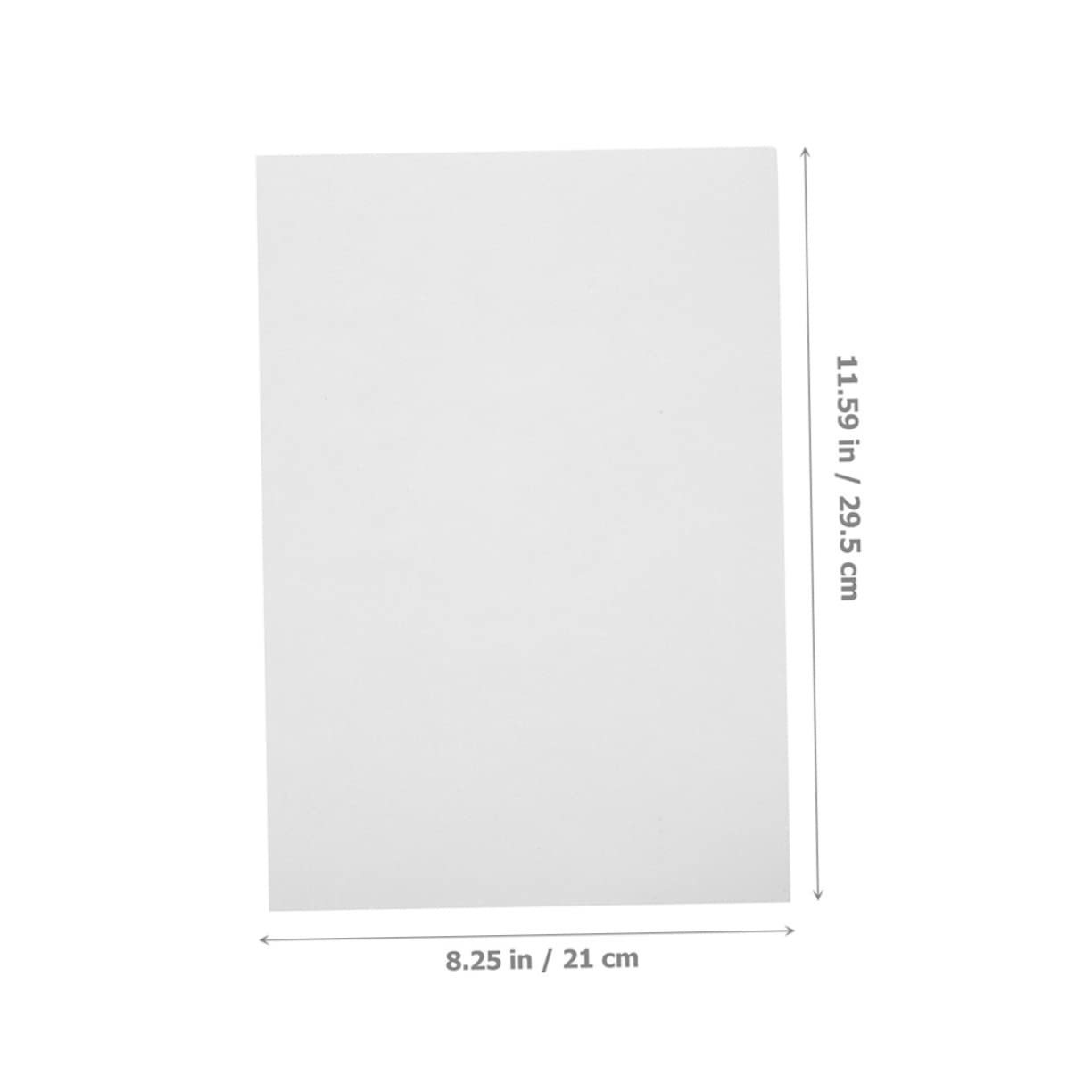 HOMSFOU Weißes Aquarellpapier für Malen und Zeichnen für Schüler und Kinder 100 Blatt aus Papier 160g Dickes Zeichenpapier zu Hause der Schule