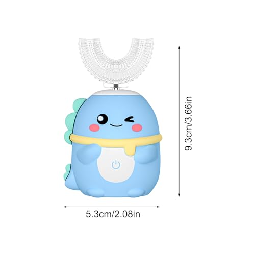 Elektrische Zahnbürste für Kinder, U-förmig, mit Vibration, tägliche Mundhygiene, fördert das Zähneputzen bei und Mädchen von 2 bis 6 Jahren – Bild 6