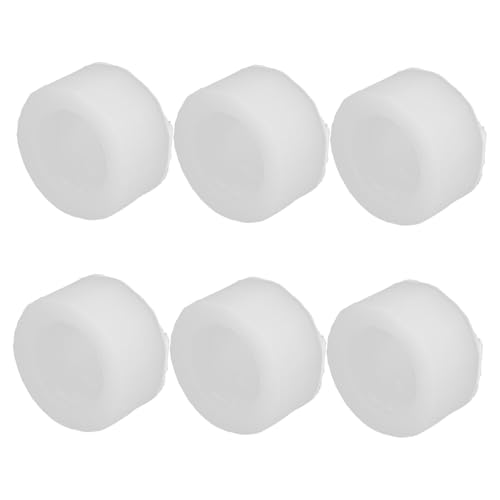 SMASOLO 6 Piezas Molde para Macarons Flexible y Reutilizable Moldes para Pasteles Galletas y Manualidades Silicona de Alimenticio Transparente