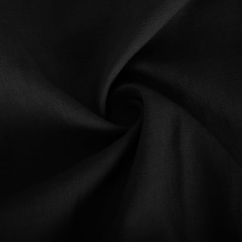 Generic Linen Pants Men Big and Tall Straight Leg Pants Summer Breathable Pants Casual Trousers Lightweight Solid Color Pants4