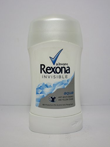 Rexona Women Invisible Aqua Dry Deo Stick Anti-Perspirant 48h 40 ml - Pack of 6
