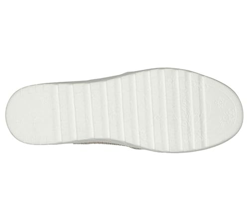 Skechers Women's BOBS Flexpadrille Hi - Pleasant Harmony, Natural, Size 9 M