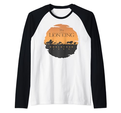 T-shirt raglan Lion King 1994 avec imprimé haute définition et finitions haut de gamme