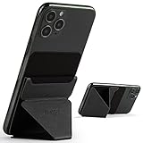 MOFT X 【新型 ミニマム版】 iPhone13 スマホスタンド iPhone ケース カバー スタンド iPhoneSE iPhone11 iPhone12 iPhone13 mini pro promax 全機種対応 MOFT X (MOFT X（粘着シート版）, レザーグレー)