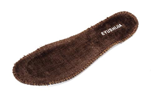 EYUSHIJIA Botas de neve masculinas impermeáveis para uso ao ar livre, Brown-fur Lining, 7.5