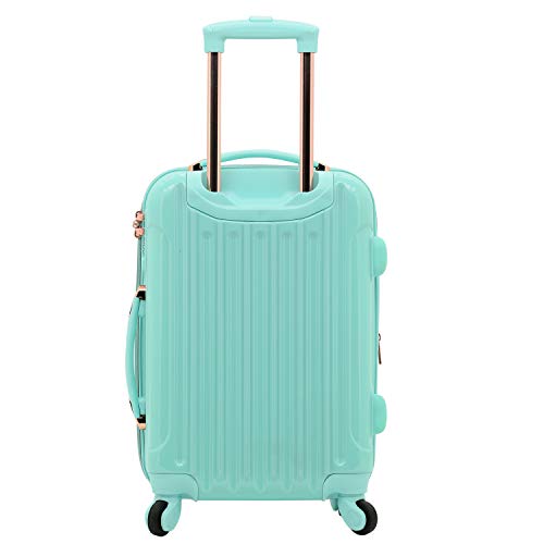 Kensie Women's Alma Hardside Spinner Luggage, Expandable, Opal, Carry-On 20-Inch #TOP4