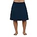 beroy Women Plus Size Skorts Skirts Knee Length Running Skirts for Women with Pockets Navy 3XL