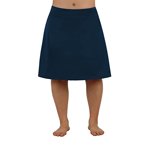 beroy Women Plus Size Skorts Skirts Knee Length Running Skirts for Women with Pockets2