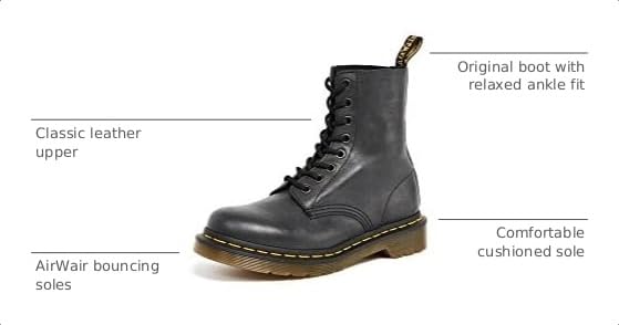 Image of Dr. Martens Women's 1460 Pascal Virginia Leather