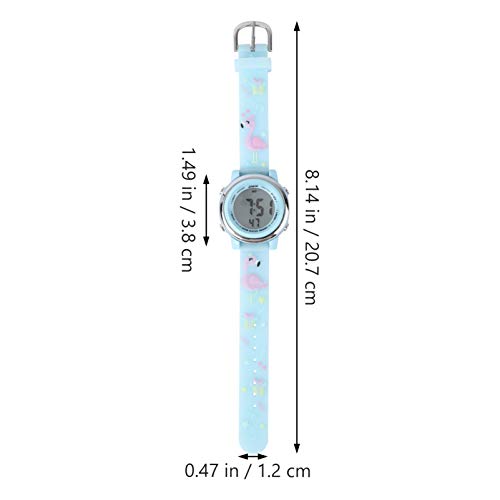 ULTECHNOVO Kids Led Digital Watch 3D Cartoon ImpermeÃ¡vel RelÃ³gios de Pulso ElÃ©tricos RelÃ³gio Esp