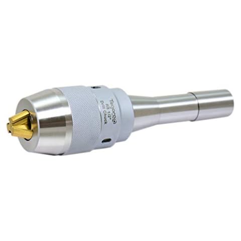 Tegara 1/2" High Precision CNC Keyless Drill Chuck with R8 Integral Shank 13mm 202-5017A M[ Cover
