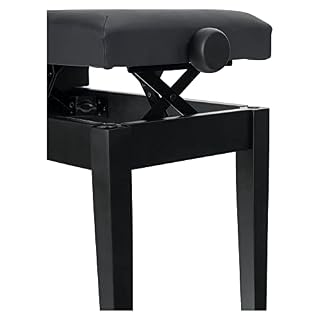 Classic Cantabile Banc de piano deux places Noir Mat - Les Beatles, Paul McCartney, John Lennon, RIngo Starr, George Harrison Classic Cantabile Banc de piano deux places Noir Mat – Image 7