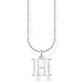 Produktbild Thomas Sabo Damen Halskette Buchstabe H silber 925 Sterlingsilber, 38-45 cm Länge