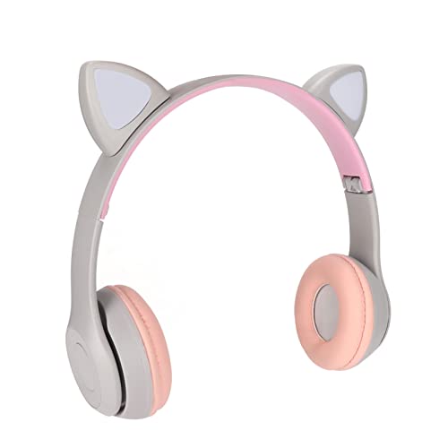 Casque de Chat Bluetooth sur L'oreille Casque de Jeu Stéréo Antibruit pour , pour Gaming, pour Ordinateur de Bureau Portable