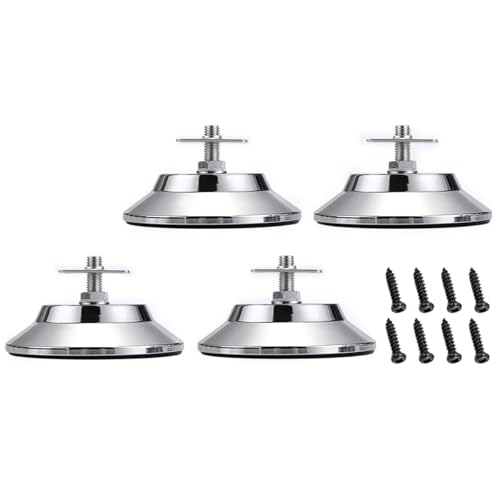 HUANGGG 4Pcs Billiard/Pool Table Leg Levelers Adjustable Furniture Levelling Feet Metal Game Table Leg Levelers Enduring