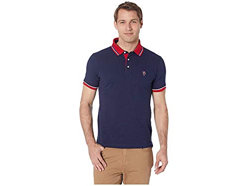 U.S. Polo Assn. Slim Fit Contrast Pique Polo Classic Navy LG