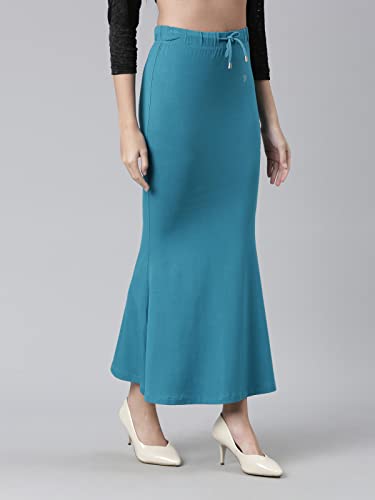 Image of TWIN BIRDS Saree Shapewear for Women | Super Soft Viscose Elastane Saree Petticoat Skirt | Stretchable & Comfortable SareeShaper