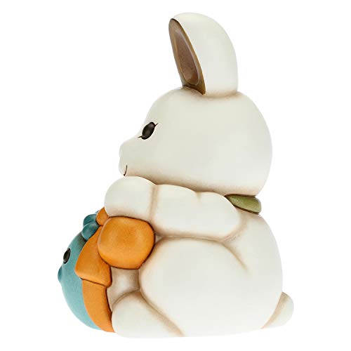THUN - Adorable Joy Rabbit with Blue Egg - Ornaments - Gift Idea - Color Your Easter Line - Ceramic - 14.5x15.2x21 h cm - Image 2